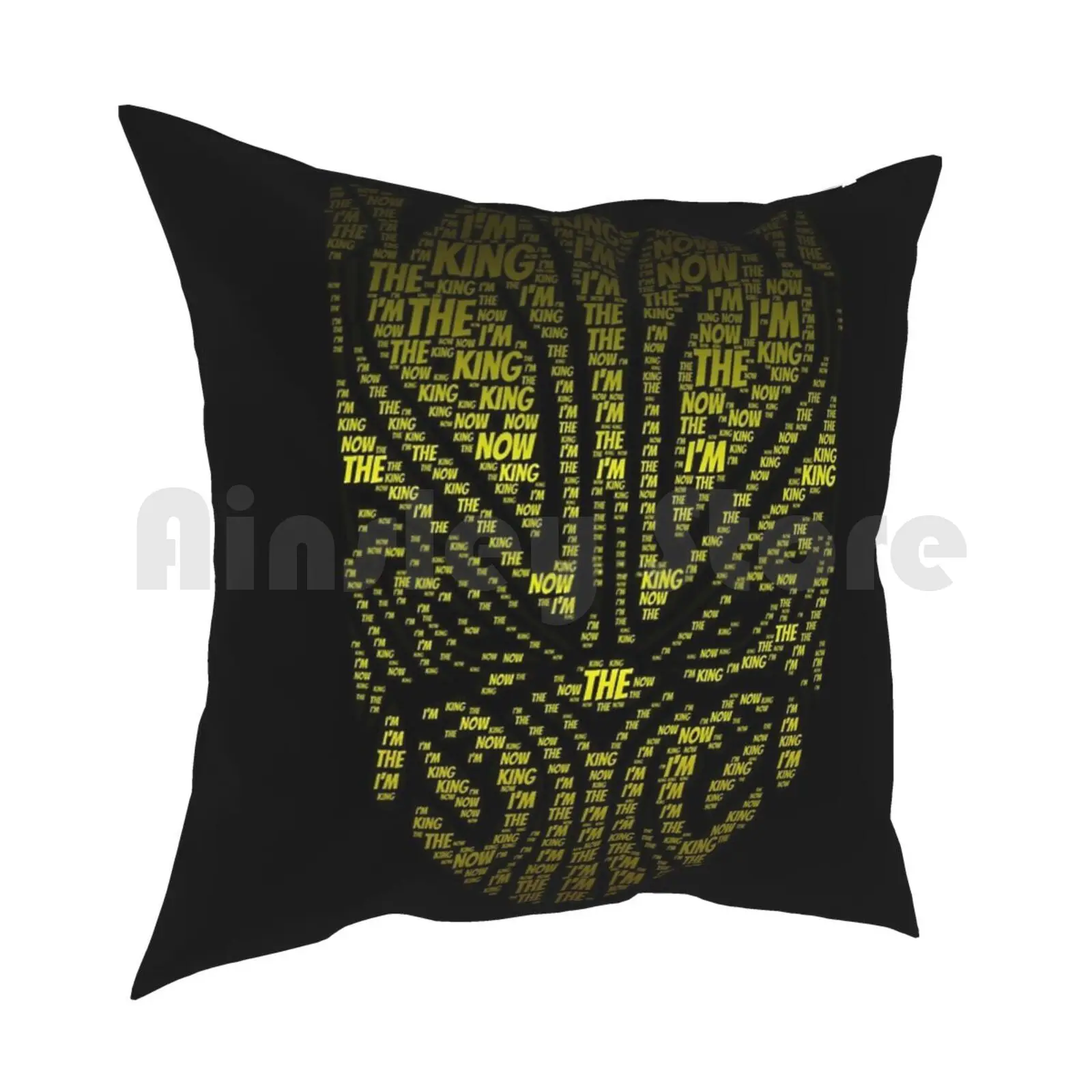 I'M Your King Black Villain Superhero Tshirt Pillow Case Printed Home Soft DIY Pillow cover Panther Superhero African