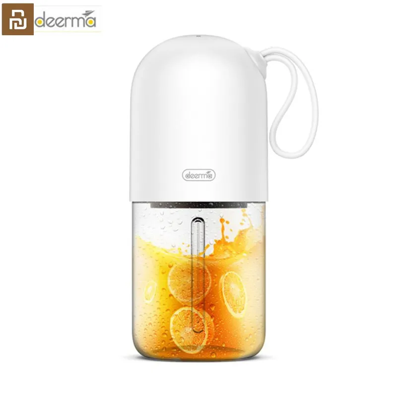 Портативная мини-соковыжималка для фруктов Youpin Deerma, кухонный Электрический миксер в форме капсулы, мощная электрическая соковыжималка