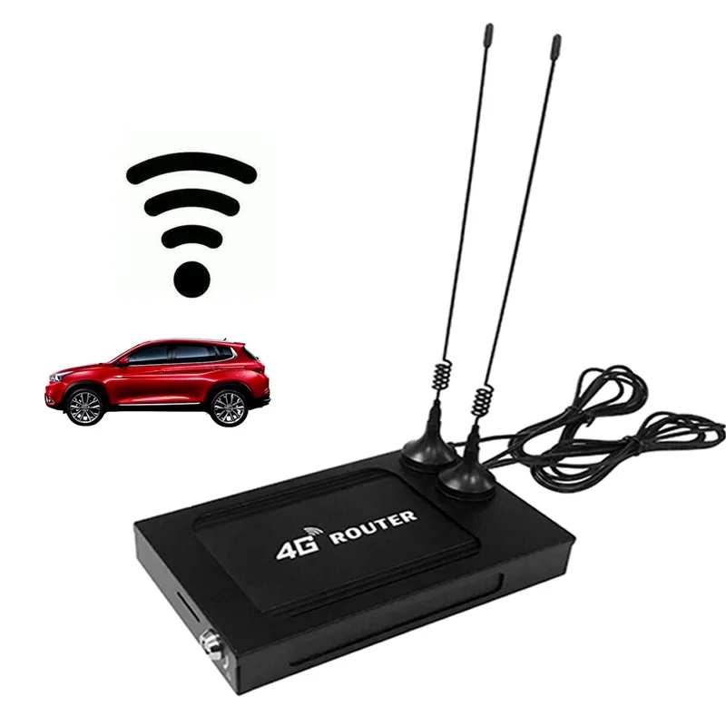 Car/Bus Wifi Router 5G Dual Band Gigabit 1200Mbps High Speed Internet 4G LTE SIM Card Router for Streaming Long Range Coverage