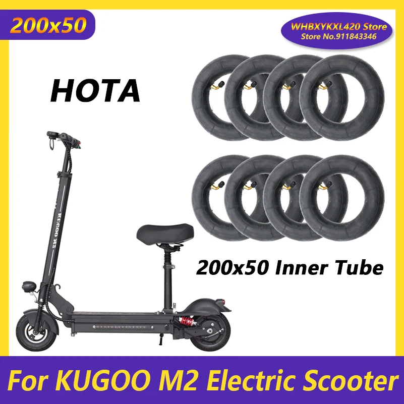 8 Inch Electric Scooter Inner Tube 200x50  Tire for KUGOO M2 E100 E150 E200 eSpark Crazy CartElectric  Accessoires