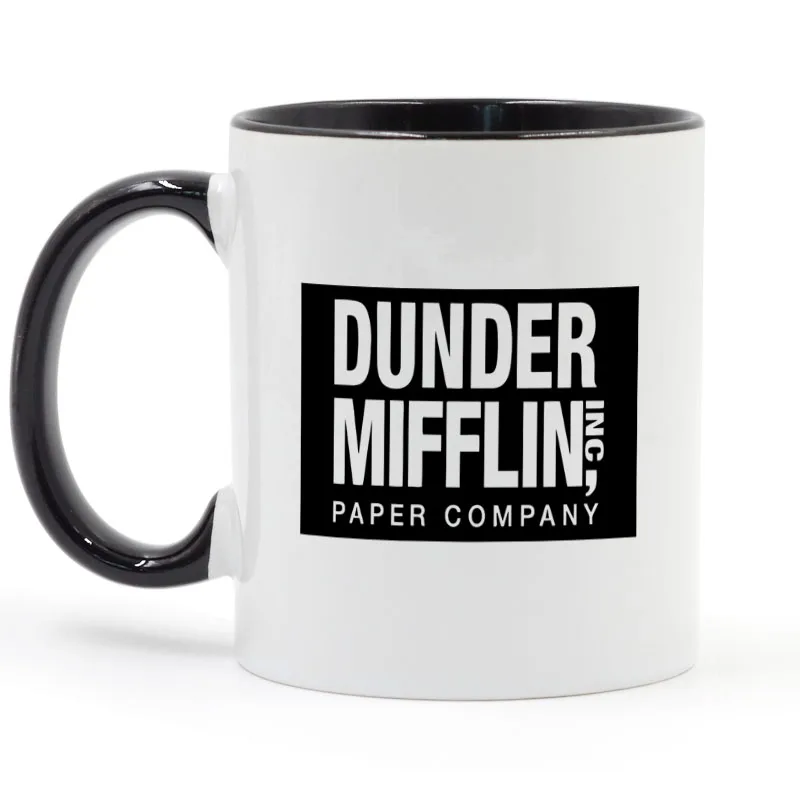 Dunder Mifflin The Office Coffee Mug Ceramic Cup 11oz Gift Milk Tea Mugs Travel Coffee Mugs