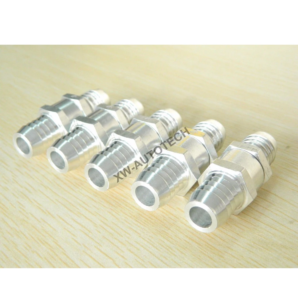 5pcs Non Return One Way Check Valve Aluminum Alloy 16mm 5/8 -Oil Fuel Petrol Diesel / One Way Non Return Check Valve