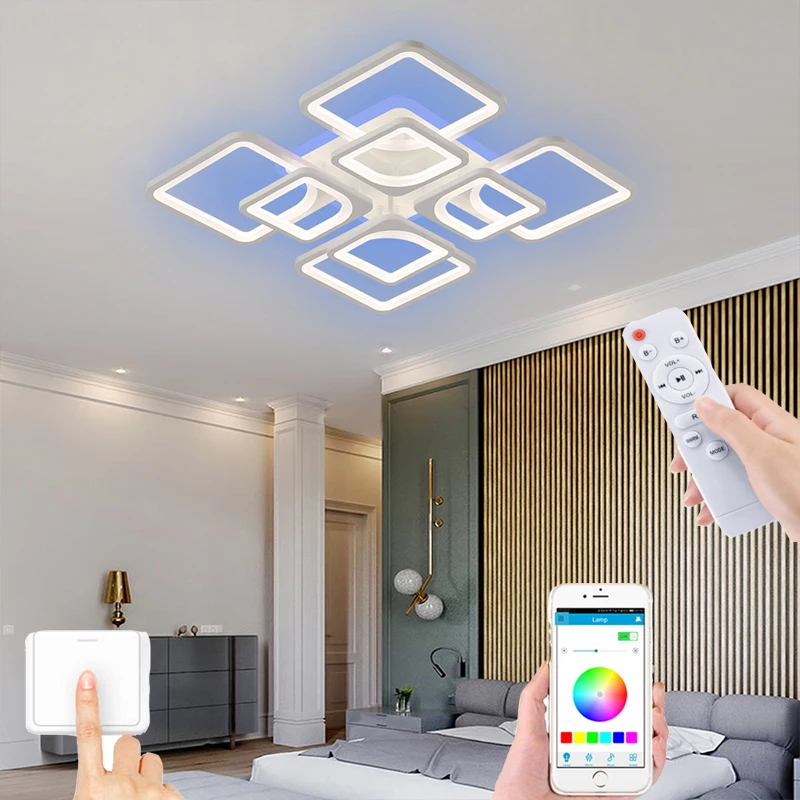 

Modern bedroom LED ceiling lights villa living room chandelier hotel lobby room lighting fixtures children's room ceiling lamp