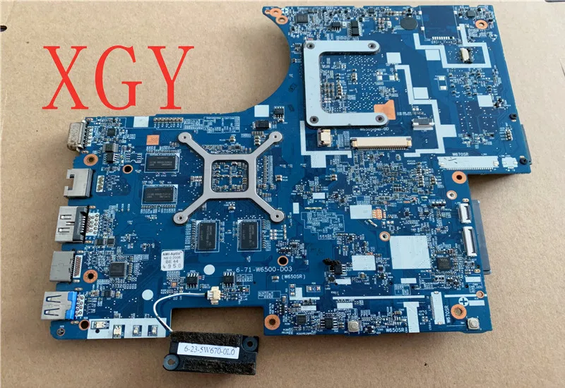 For CLEV0 W650SR W670SR K610C K590C K710C Notebook Motherboard  6-71-W6500-D03  GPU GT750M 100% Test OK