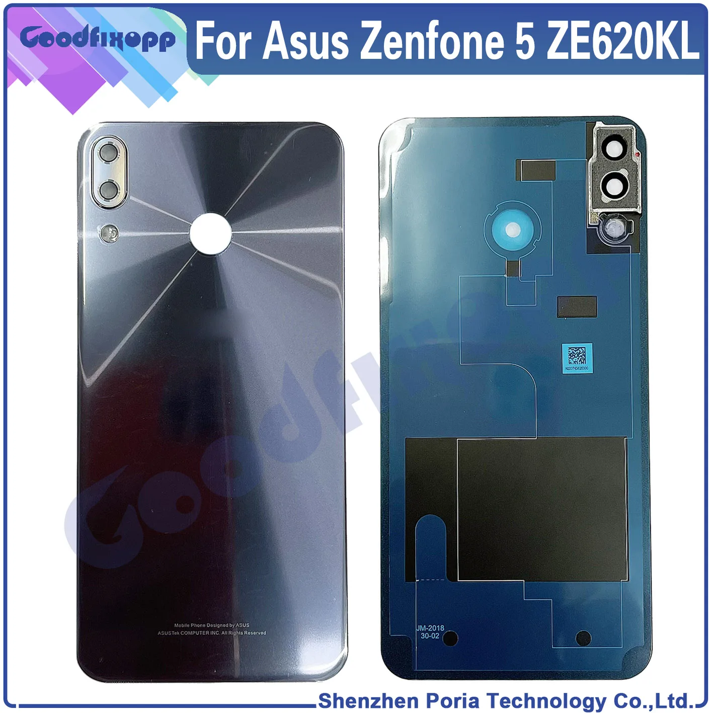 For Asus Zenfone 5 ZE620KL Battery Back Cover Rear Case Cover Rear Lid Parts Replacemen For Asus Zenfone5  ZE620KL ZF620KL X00QD