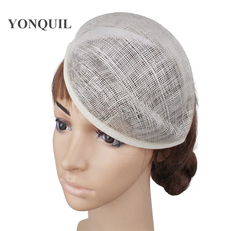 17 CM Size Fascinator Base For Women Wedding  DIY Hair Accessories Linen Fascinators Hats Base Formal Dress Party Fedora Caps