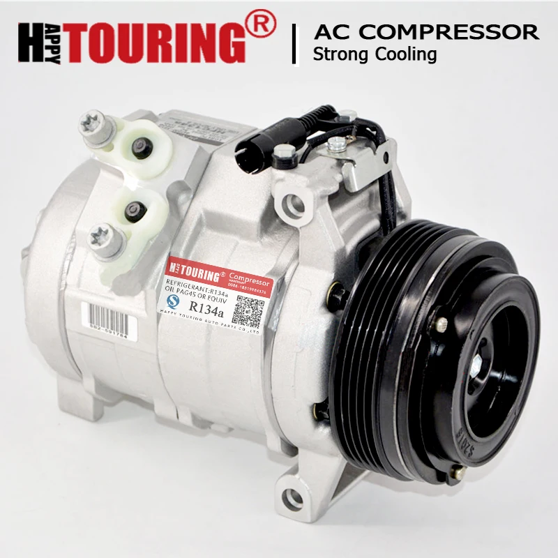 10S17C AC Compressor For BMW X5 E53 2000 2001 2002 2003 447170-8180 447220-3320 447220-3324 447220-332 664526921651 64526909628