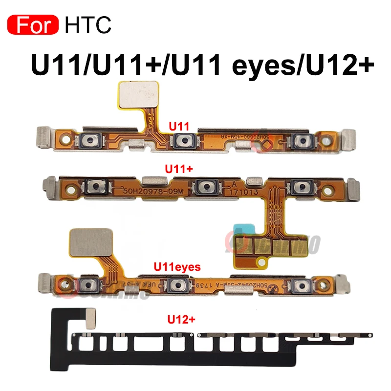 For HTC U11 U12 Plus u11+ U11 eyes u12+ Power ON OFF Button Flex Cable For HTC U Ultra / U Play Replacement Parts