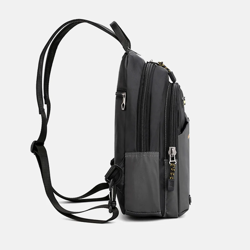 Männer Kleine Rucksack Rucksack Messenger Cross Body Brust Taschen Mehrzweck Military Reise Nylon Männlichen Mode Daypack Rucksack – Detail 21