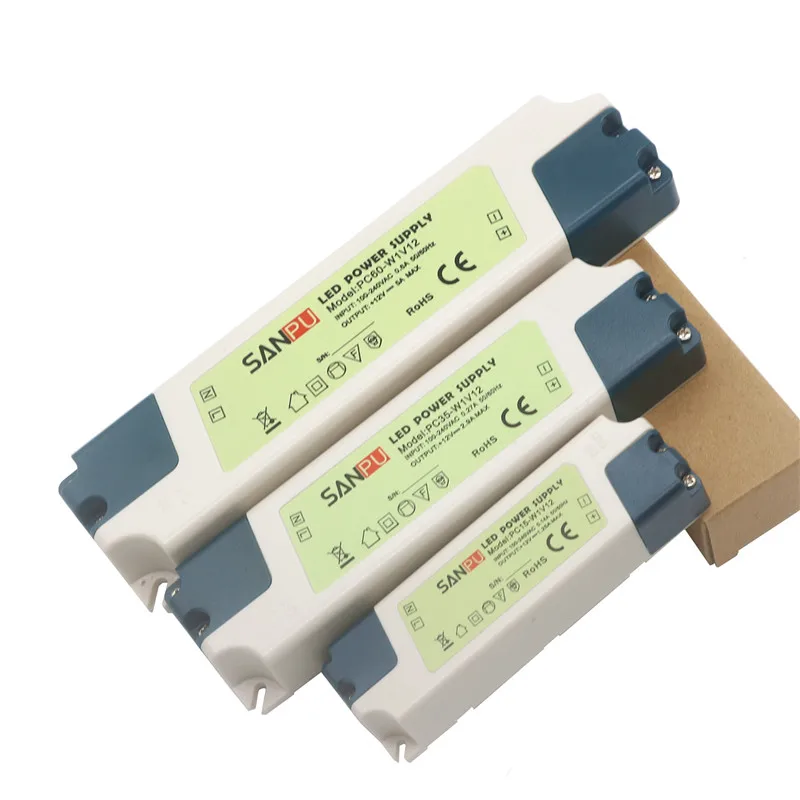 

LED Power Adapter Lighting Transformer DC12/24V 15/35/60W High Quality Safety Indoor LED Driver 2835 3014 3528 5050 5630 RGB