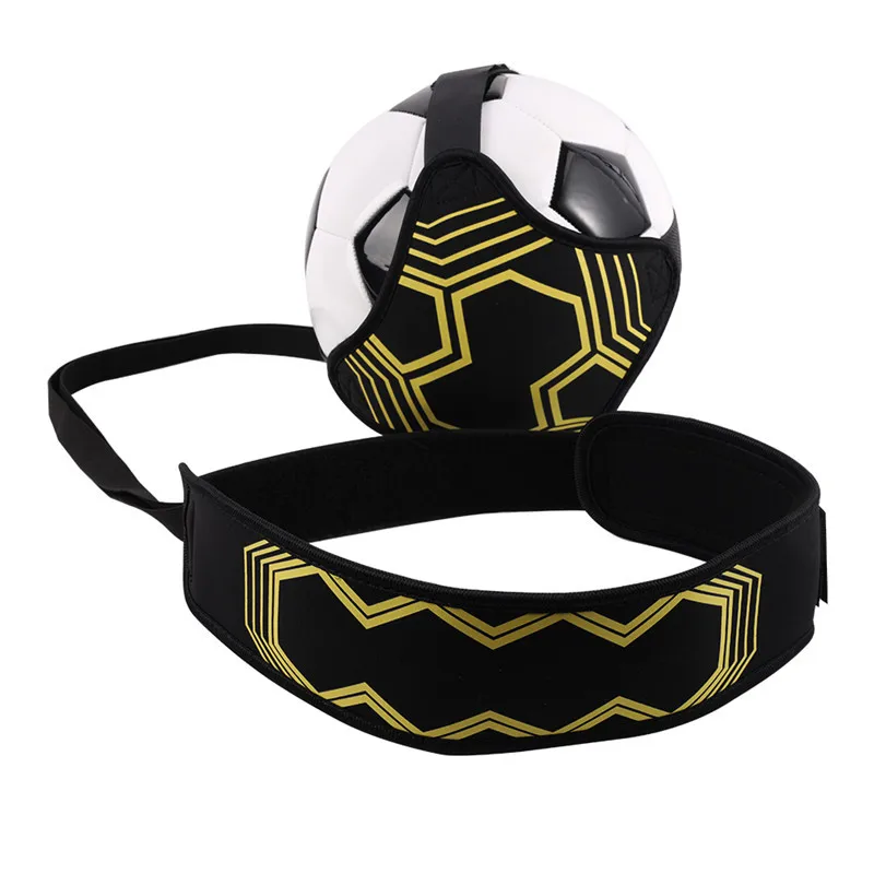 Treinador de futebol pontapé jogar solo prática treinamento auxílio habilidade controle ajustável equipamento sacos bola presente treinador futebol