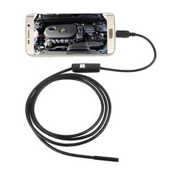 7mm Mini USB Endoscope Camera Waterproof HD Borescope Snake Inspection Tube Video Camera Adapter For Smartphone Computer