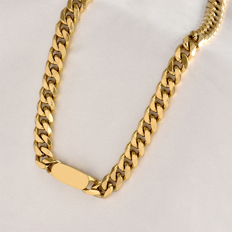 XIYANIKE 316L Stainless Steel Geometric Necklace For Women Choker Trend Party Gift Fashion Jewelry
