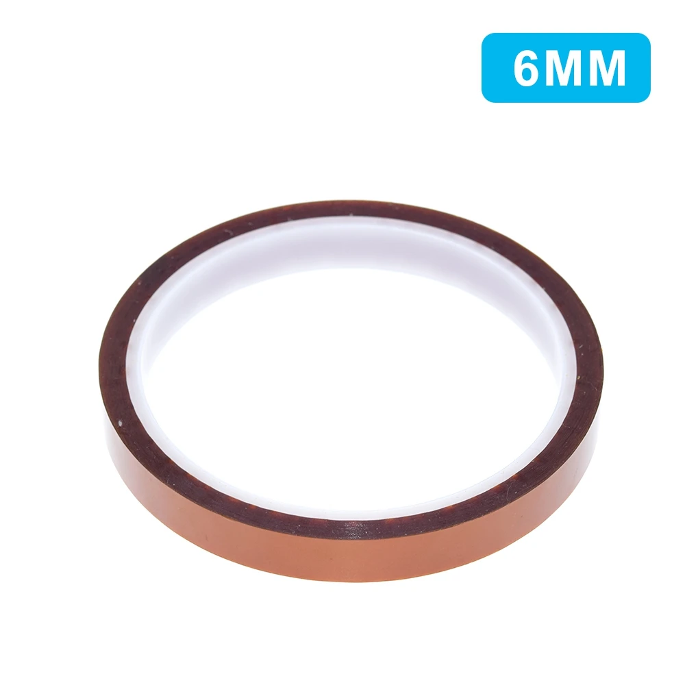 1/3 Stück, 33 Meter x 5–40 mm, hitzebeständiges Polyimidband, hitzebeständige Isolierfolie, selbstklebendes Polyimidband, 10 mm. – Detail 6