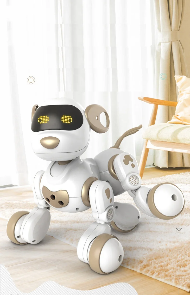 Electronic Intelligent Dog Pet Toy with Gesture Sensing Remote Control Robot Dog Robot Toy for Kid Robot Gesture Sensing Pets