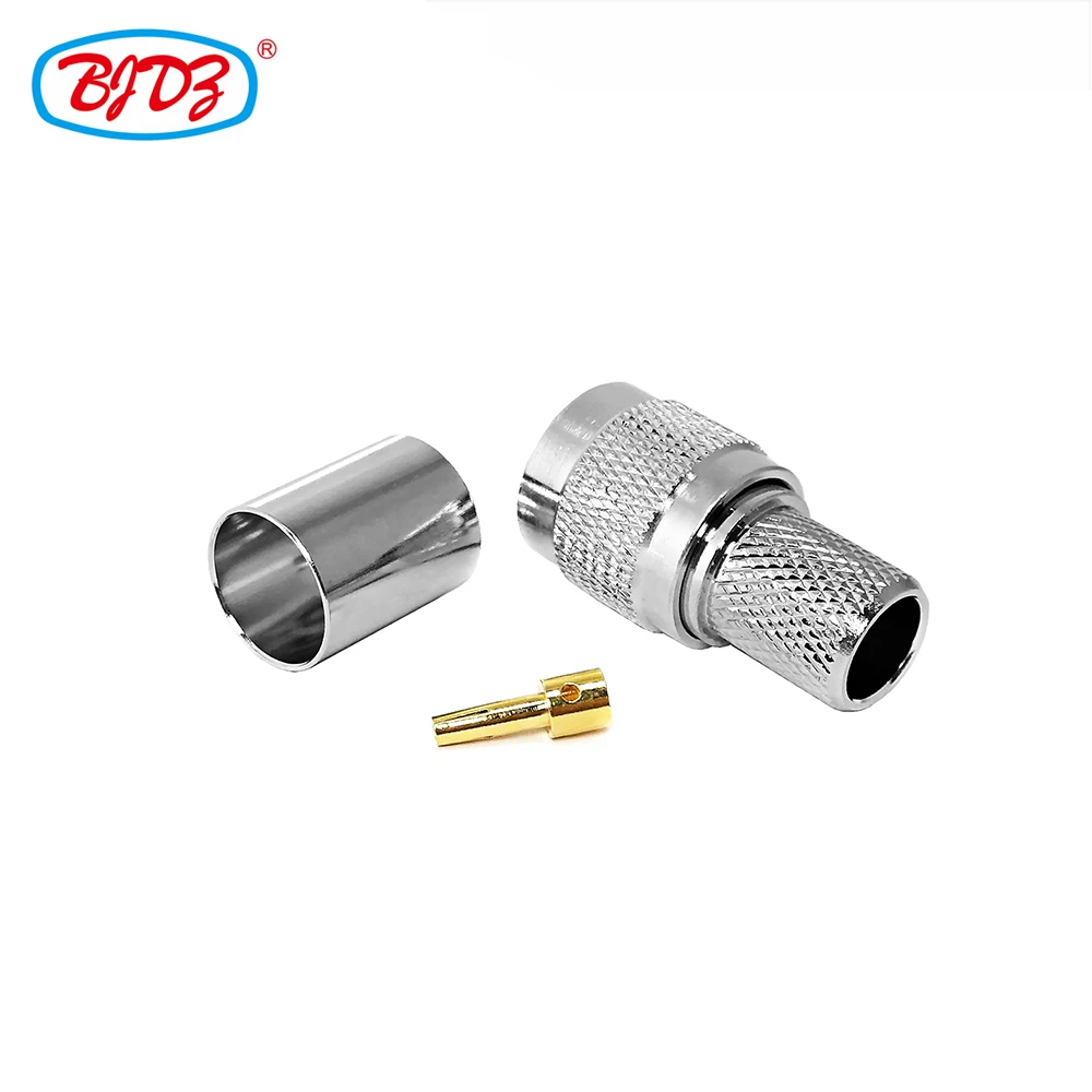 Free shipping 10PCS RP TNC Male/Plug RF Coaxial Connector for H1000 Cable