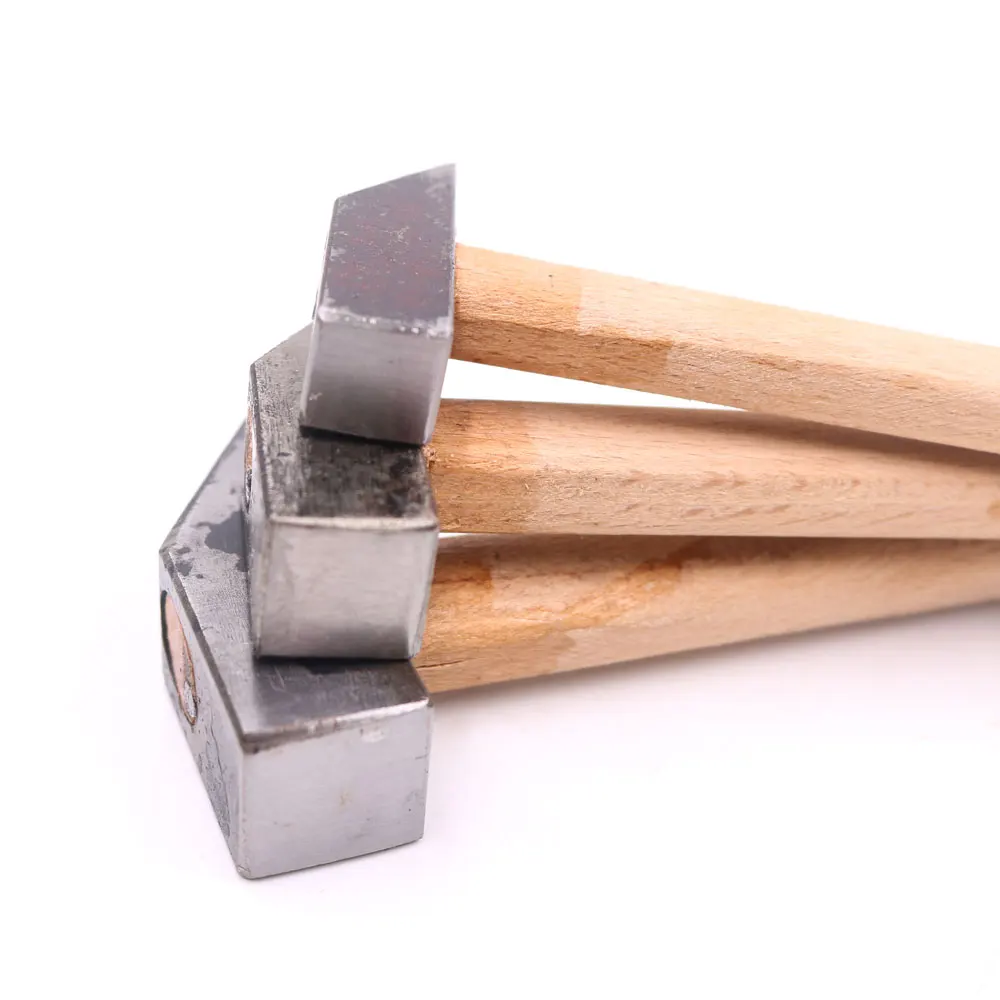 Square Wooden Handle Hammer Making Gold and Silver Tools Jewelry Adjustment Processing Tool