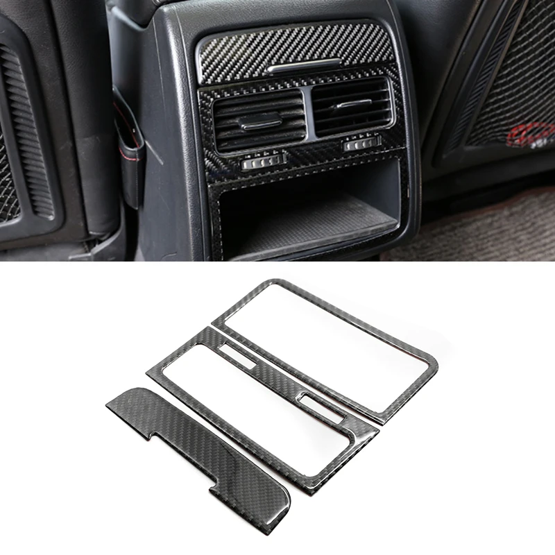

Для VW Touareg 2011 2012 2013 2014 2015 2016 2017 2018 углеродное волокно внутреннее кондиционирование воздуха вентиляционная решетка крышка отделка