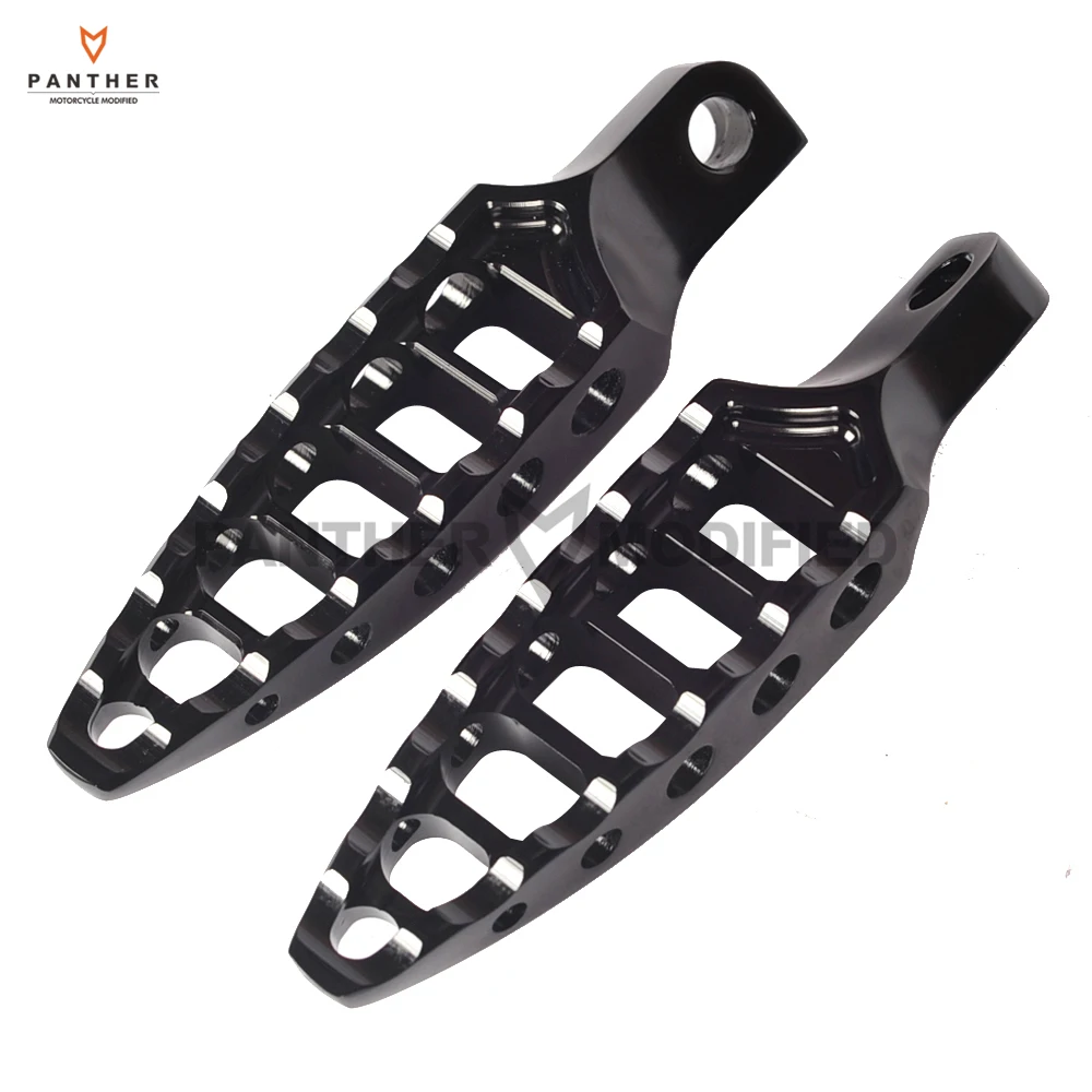 

2 Pcs Chrome Retro Styling Motorcycle Foot Rest Moto Foot Pegs case for Harley Sportster Dyna 883 1200 XL