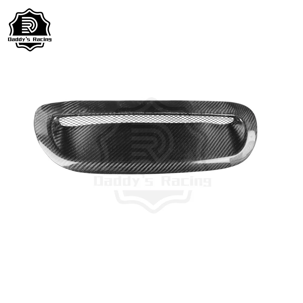 Carbon Fiber Hood Scoop Trim Tuning Part Fit For Minii Copperr R55 R56 R57 Duelll AG Bonnet Air Intake Duct Vents