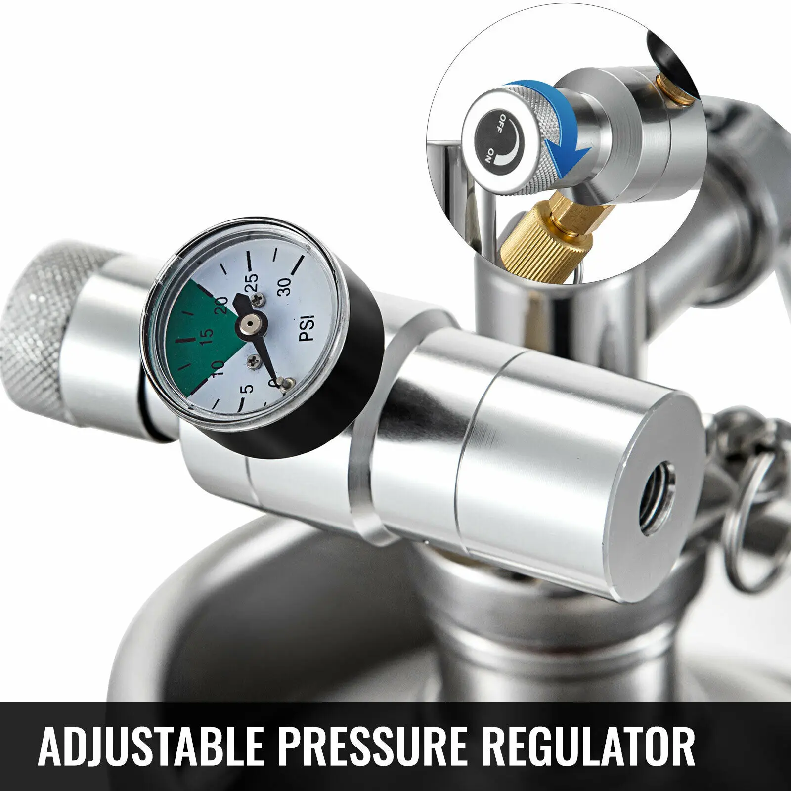 VEVOR 2L 4L 5L Mini distributore di birra portatile in acciaio inossidabile con rubinetto per birra antimicrobico facile da pulire per uso domestico