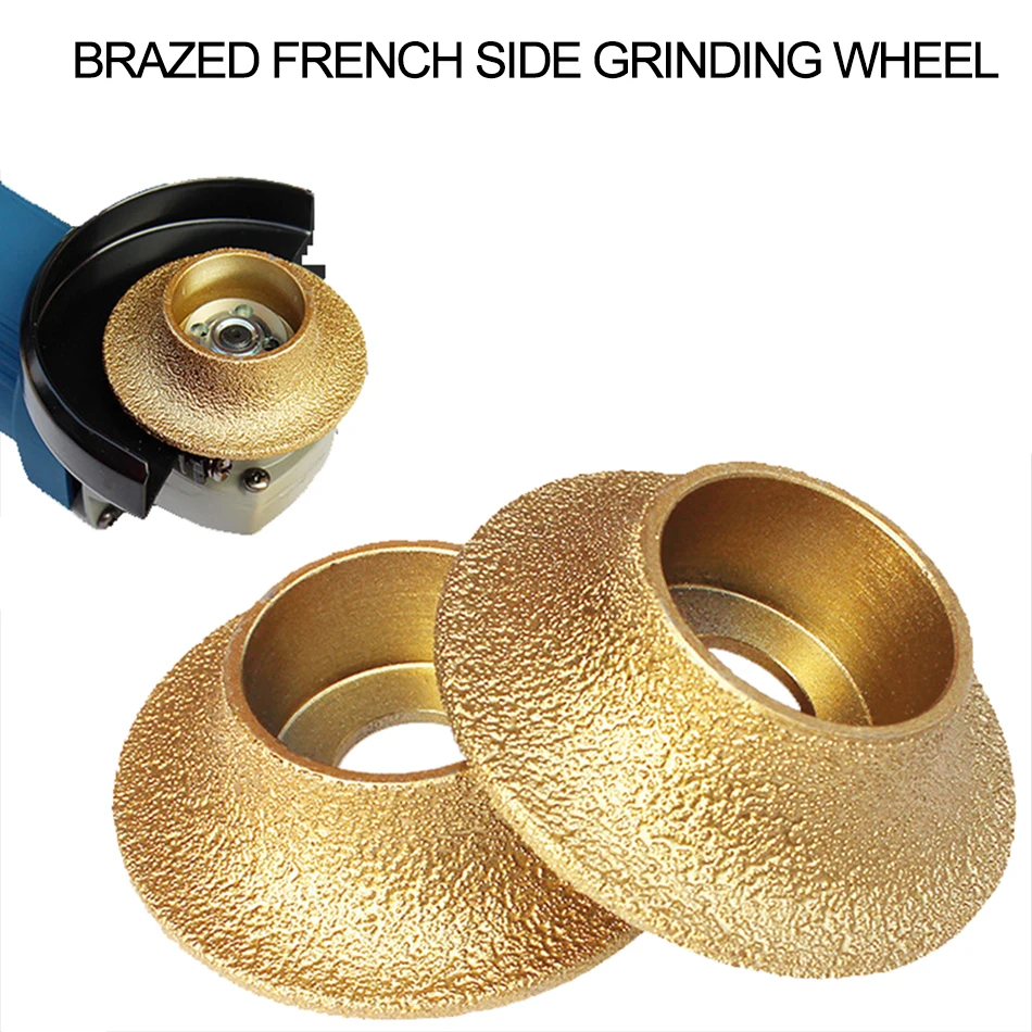 MX diamante francese mola marmo quarzo pietra filetto fresatura brasatura disco abrasivo modellazione francese brasatura mola