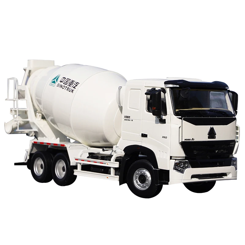 

New Original 1:24 Sinotruk Howo A7 Diecast Concrete Mixer Cement Truck Model for Gift, Collection