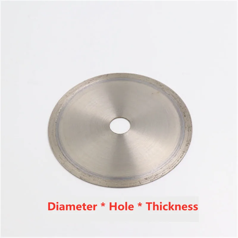 Imagem -04 - Ultra-fino Diamante Circular Saw Blade Corte Arbor Disc Cortar Discos Jade Ágata Gems Ferramentas de Corte e Polimento Jade 1pc