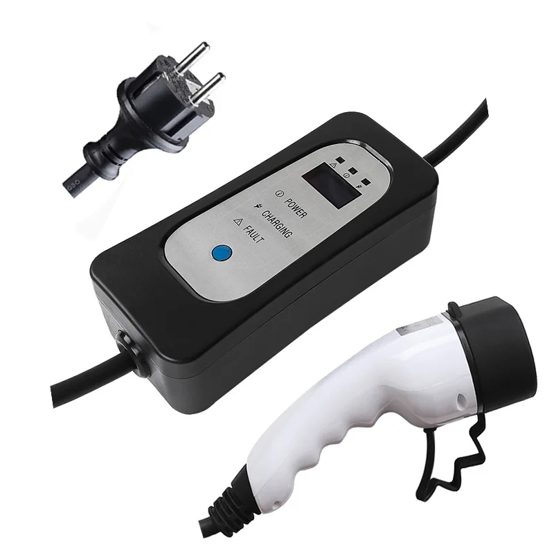 Mennekes – chargeur EV Type 2 pour voiture électrique Schuko, 5 mètres, câble de charge ev, 8a/10a/13a/16a, réglable