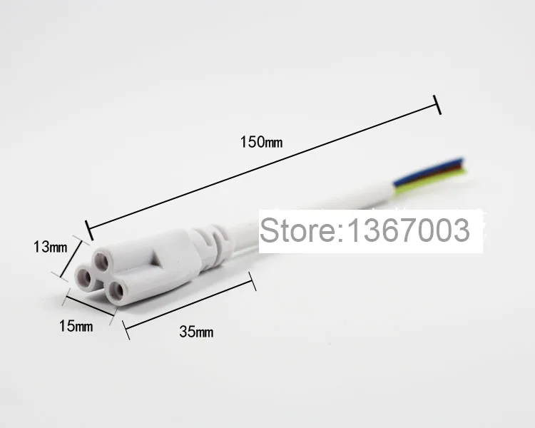 40pcs 20pcs 4pcs LED T5 T8 Electrical Wire Connector Power Cable For LED Tube light