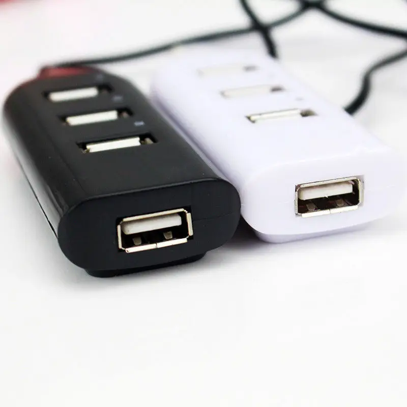 Nowy koncentrator Hi-Speed Adapter USB Hub Mini USB 2.0 4-portowy rozdzielacz do komputera Laptop Notebook Odbiornik Peryferia komputerowe Akcesoria