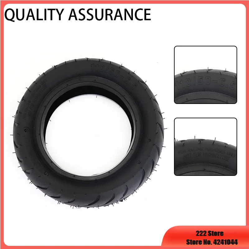 11 inch 110/50-6.5 Outer and Inner Tire Camera Butyl Rubber Parts for 49cc Mini Rocket Bike Pocket  Electric Scooter