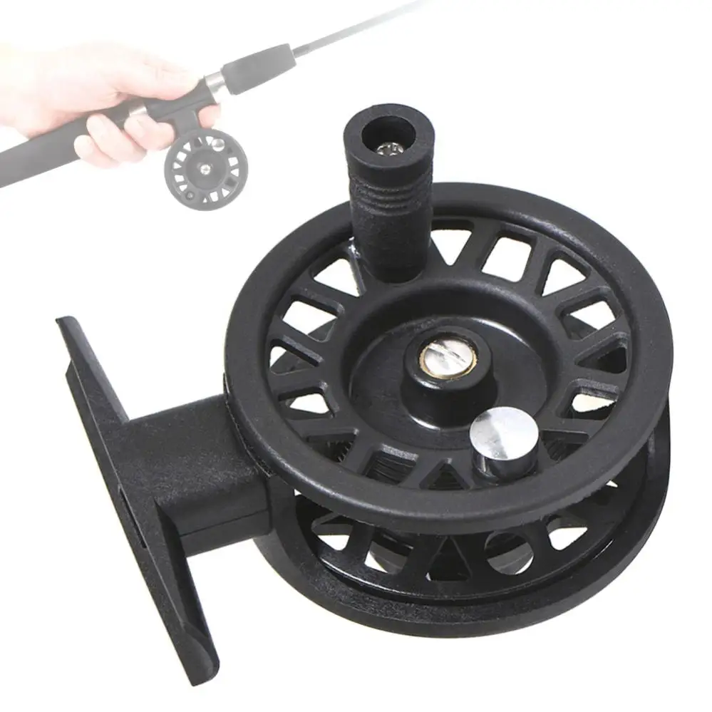 

Ultralight Fly Fishing Reel Diameter 60mm ABS Plastic Left Hand Former Ice Fishing Wheel