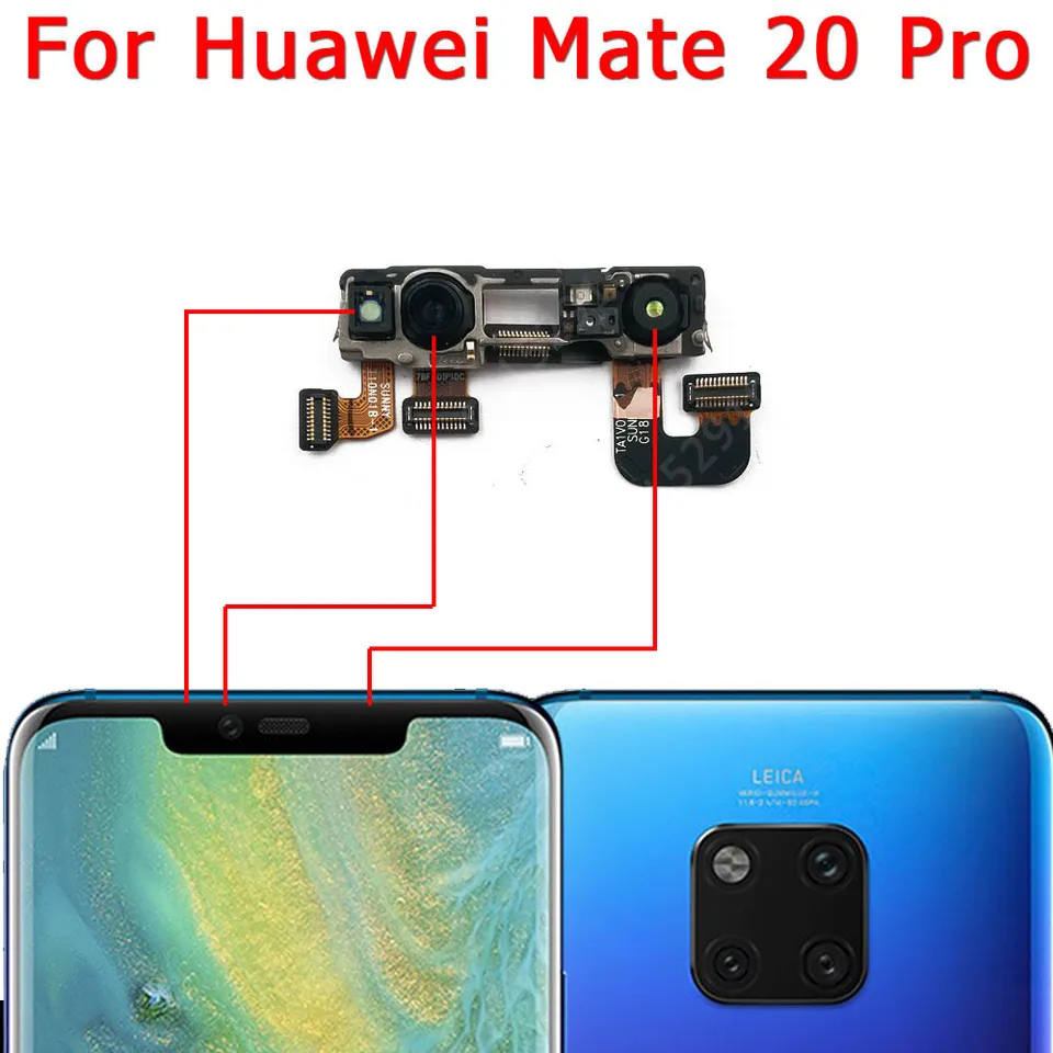 For Huawei Mate 20 Pro Mate20 20Pro Front Rear Back Up Camera