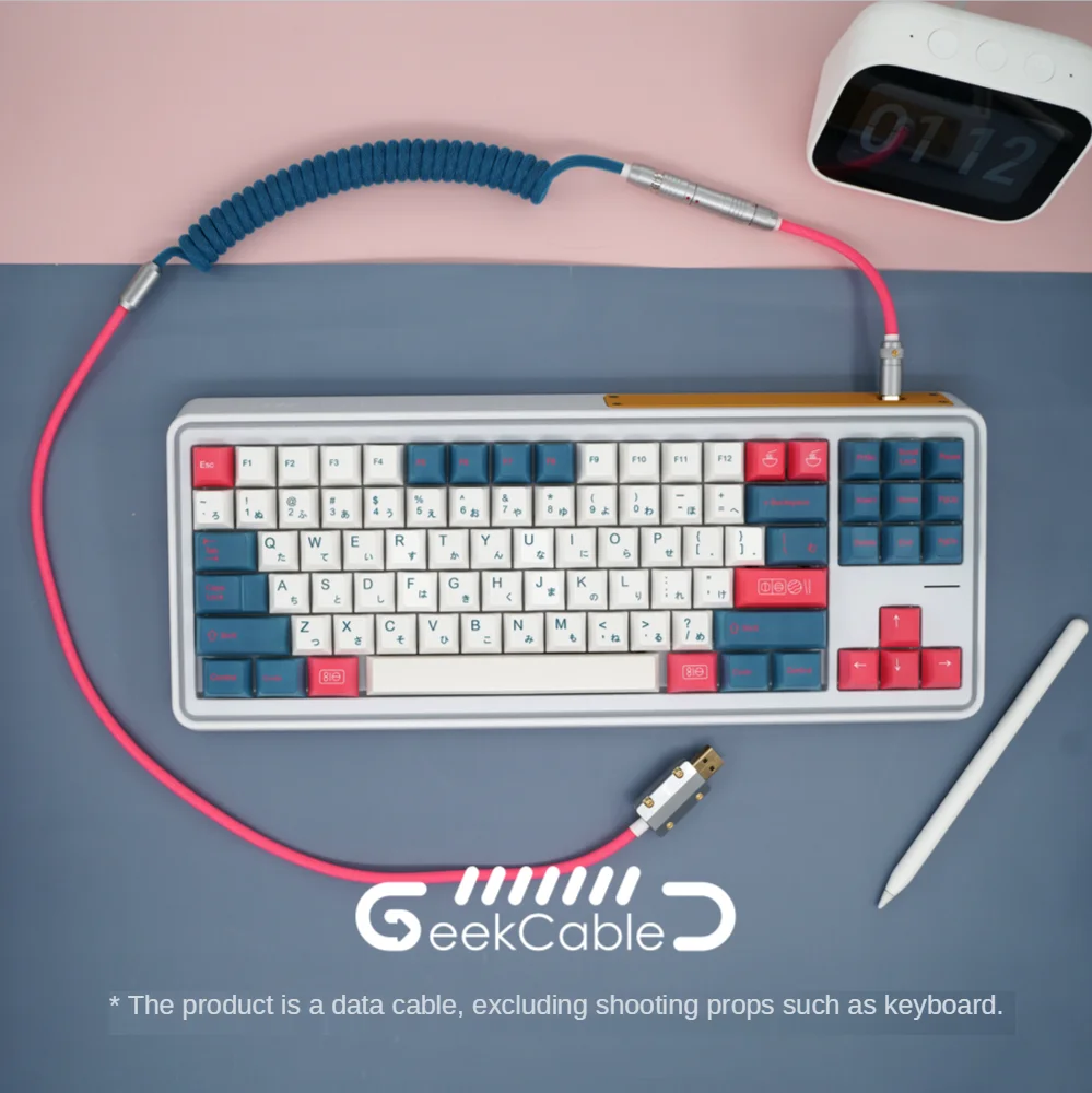 

Кабель GeekCable для механической клавиатуры ручной работы, для Bentou Colorway Keycap, тема, Type-C, Mini-USB, Micro-USB, PH/XH
