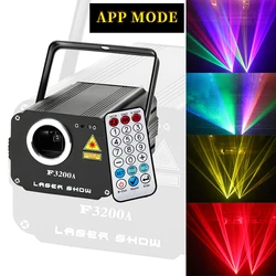 Neueste 2,2 w Remote App DJ Laser Disco Bühnen beleuchtung Hochzeit Geburtstags feier Projektor