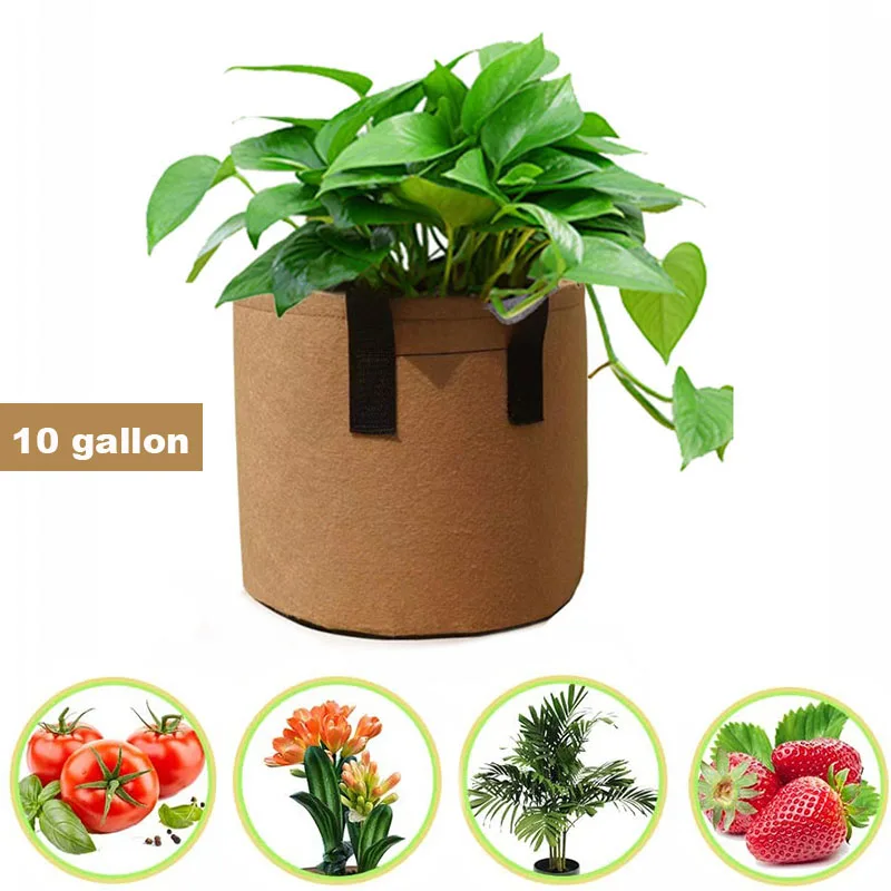 

10 Gallon DIY Grow Planter Bag Greenhouse Outdoor Garden Vegetable Gardening Garden Pot Planting Grow Bag