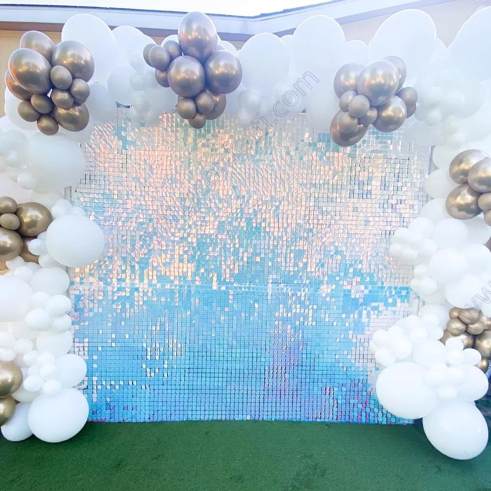 

Блестящий декоративный настенный фон для свадьбы, дня рождения, Нового года, праздника, декор с блестками, потрясающие переливающиеся розовые золотые 3d-диско