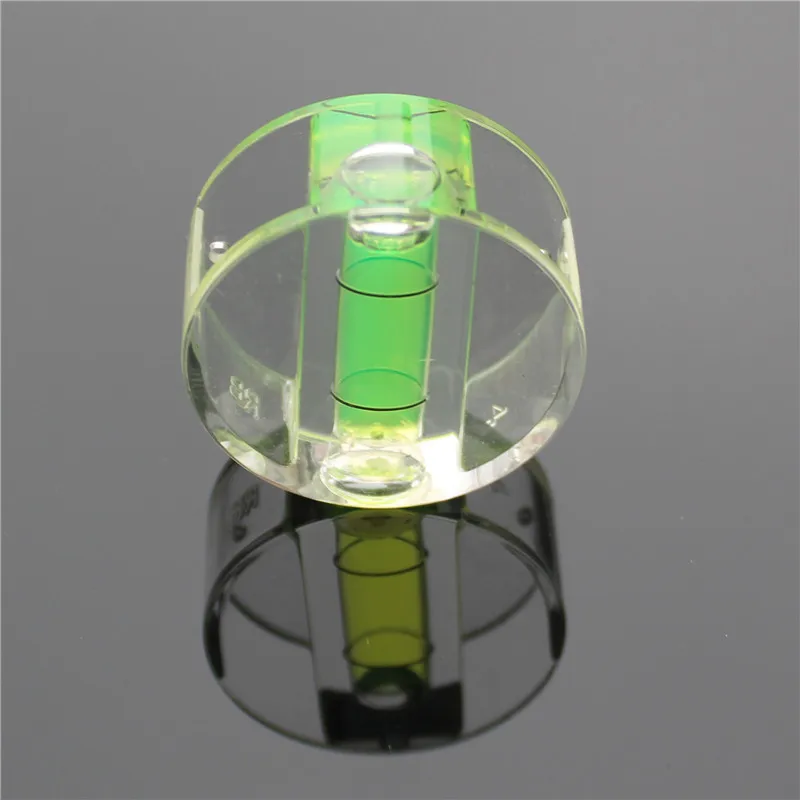 HACCURY multi-spec acrylic disc Round Circular level bubble spirit level Ruler accessories green water blisters