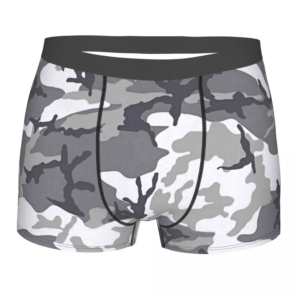 Urban Camo Underpants Breathbale Panties Male Underwear Print Shorts Boxer Briefs