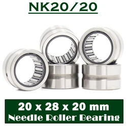 NK20/20 Bearing 20*28*20 mm ( 5 PCS ) Solid Collar Needle Roller Bearings Without Inner Ring NK20/20 NK2020 Bearing