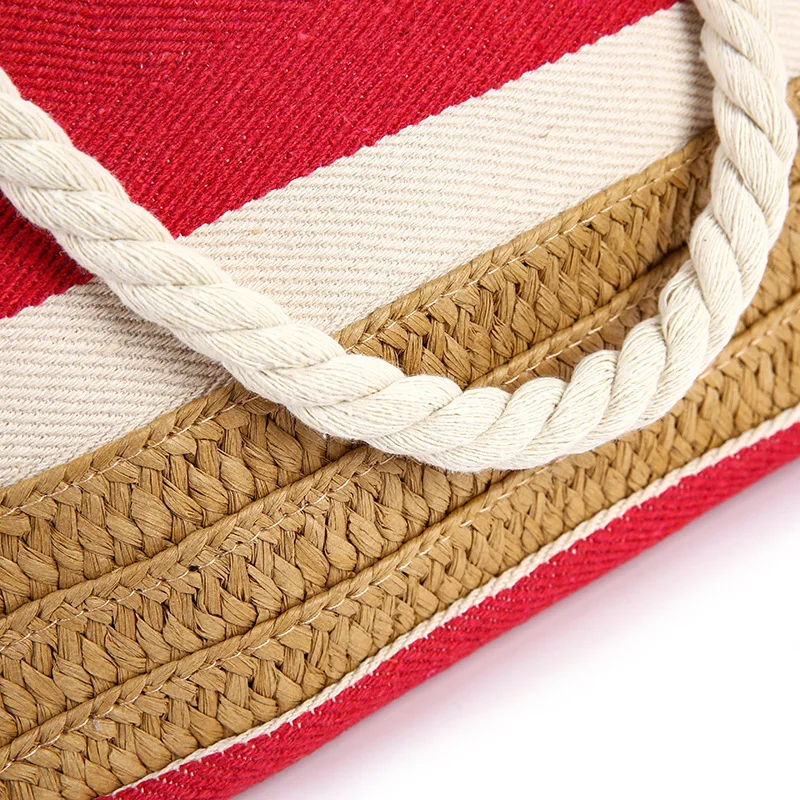 Listrado bolsa de lona para as mulheres grande capacidade hit cor viagem saco de compras para o sexo feminino novo casual tote bolsa de ombro praia