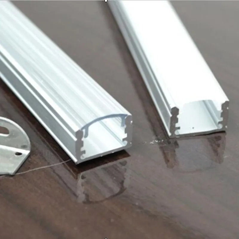 2m/pcs small size mounted aluminum extrusion profile for led flexible strip light cover and end caps and clips included