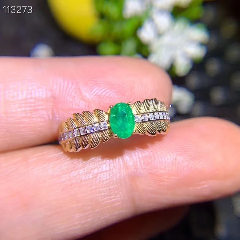 

KJJEAXCMY изысканные ювелирные изделия из стерлингового серебра 925 пробы с инкрустацией натуральным драгоценным камнем Изумрудное женское кольцо Miss Girl Woman новое изысканное кольцо