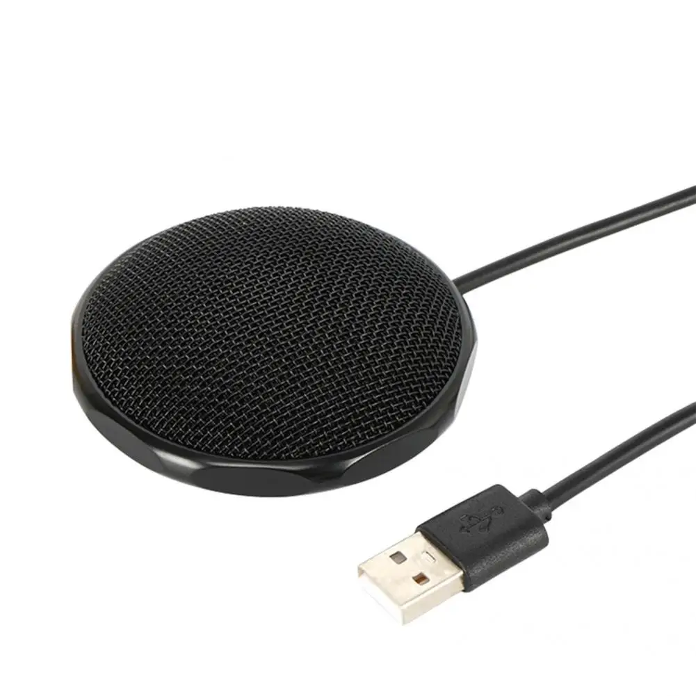 Microphone Metal Conference Microphone Black USB  Stable Omnidirectional Computer Microphone