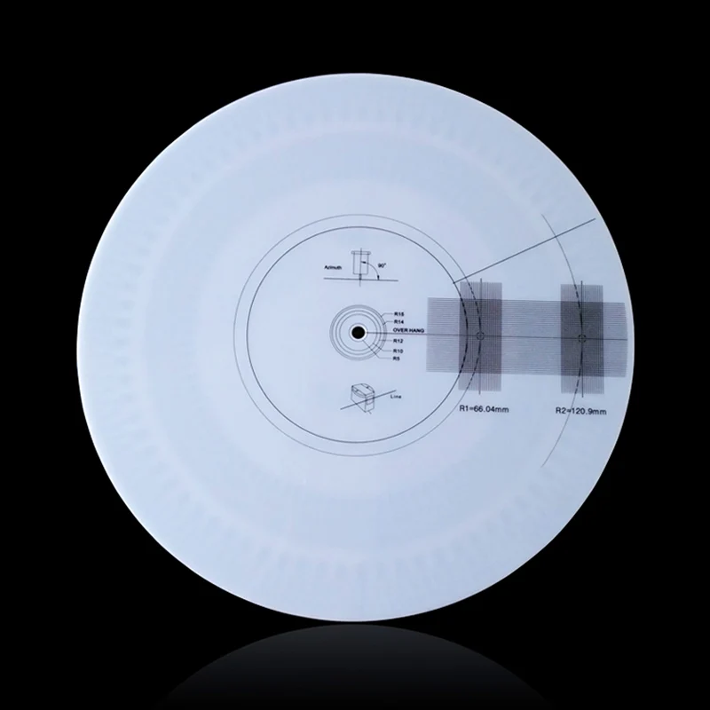Professional LP Vinyl Pickup Calibration / Distance Gauge Protractor Adjustment Tool Adjustment Ruler Turntable Accessories
