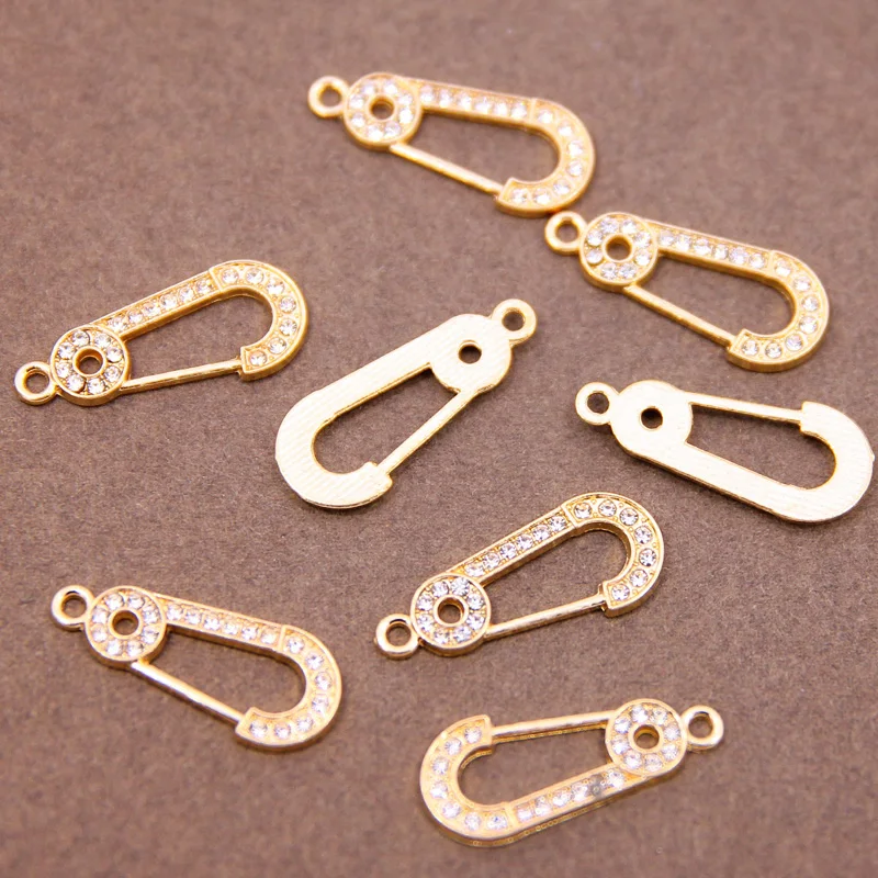 6pcs butterfly Charms Electrocardiogram Earrings Connectors For DIY Earrings Jewelry Making Finding Accessories