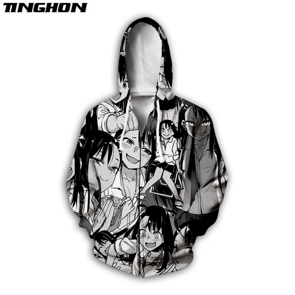 

Fashion Men Hoodies Nagatoro 3D Printed Hoodie Unisex Streetwear Hooded Sweatshirt Plus Size 6XL 7XL