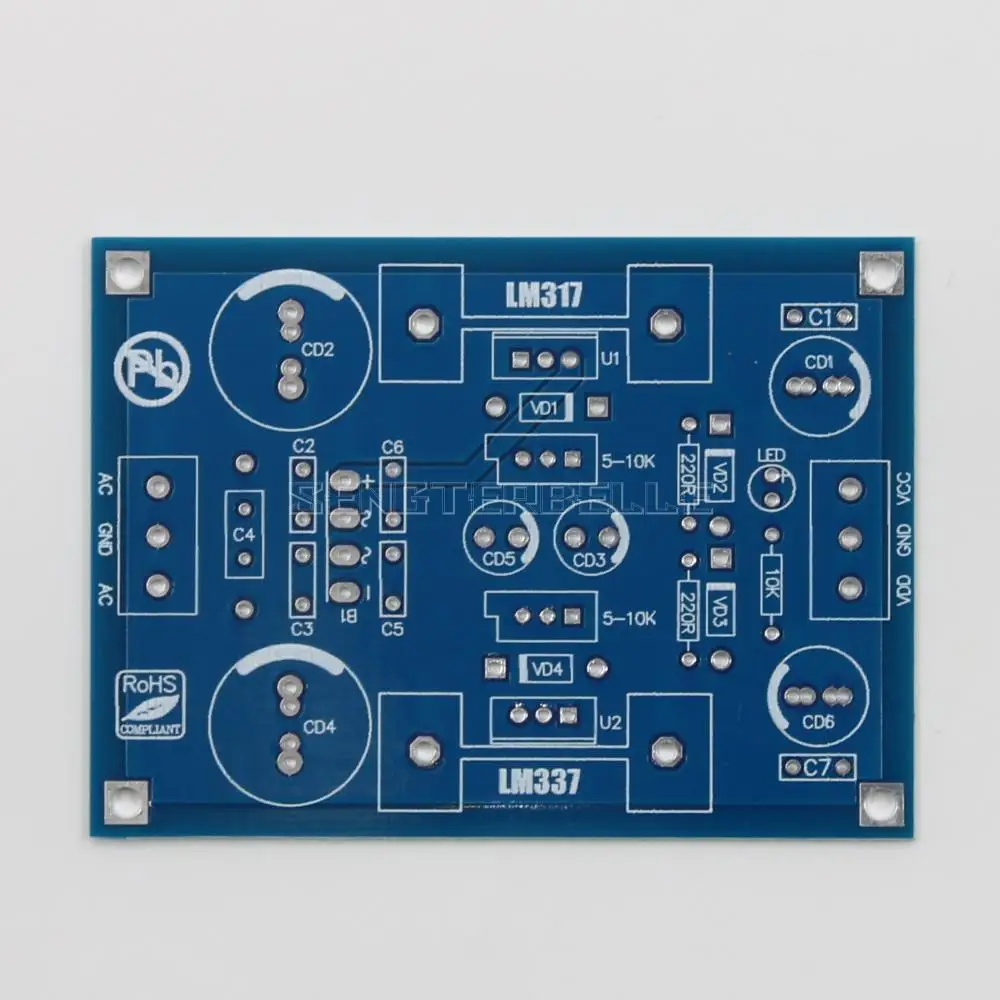 LM317 LM337 Output Voltage Adjustable Filter Regulated Power Supply Finished Board HiFi DIY Kit