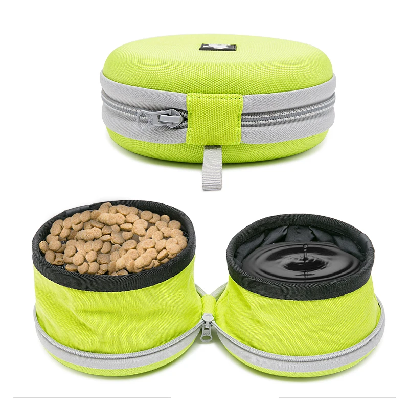 Truelove Pet Folding Dual Purpose Bowl Collapsible Two Way Use Waterproof Travel For Dog Drinking Food and Water Product TLT2351